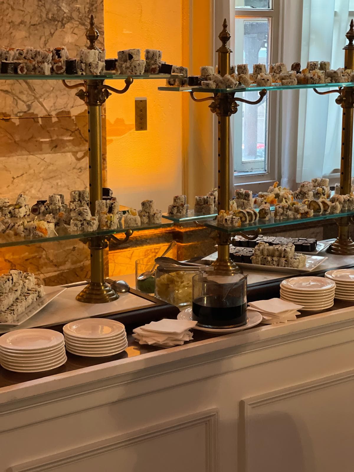 Curated tasting station