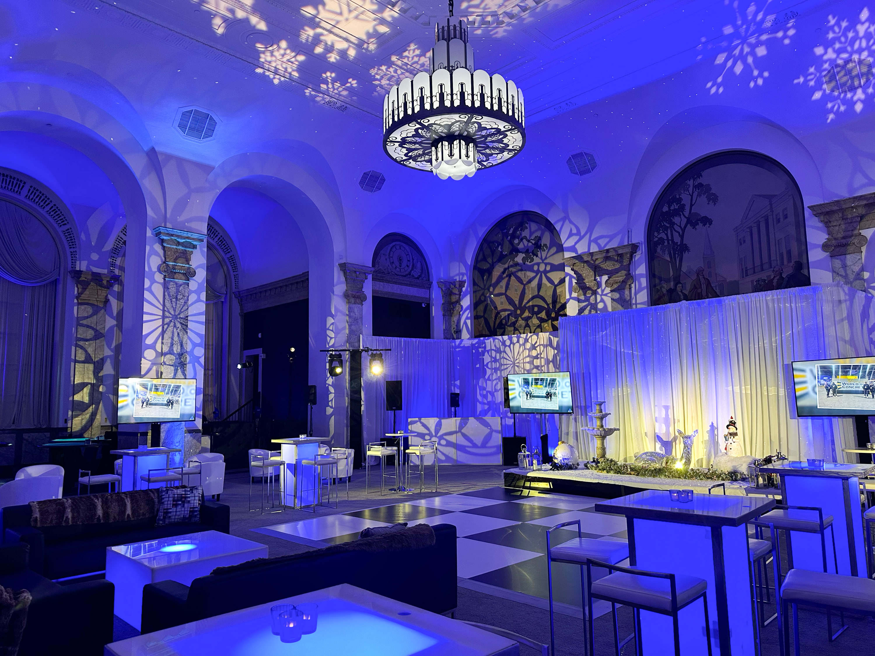 Corporate holiday party at 48 Wall Street