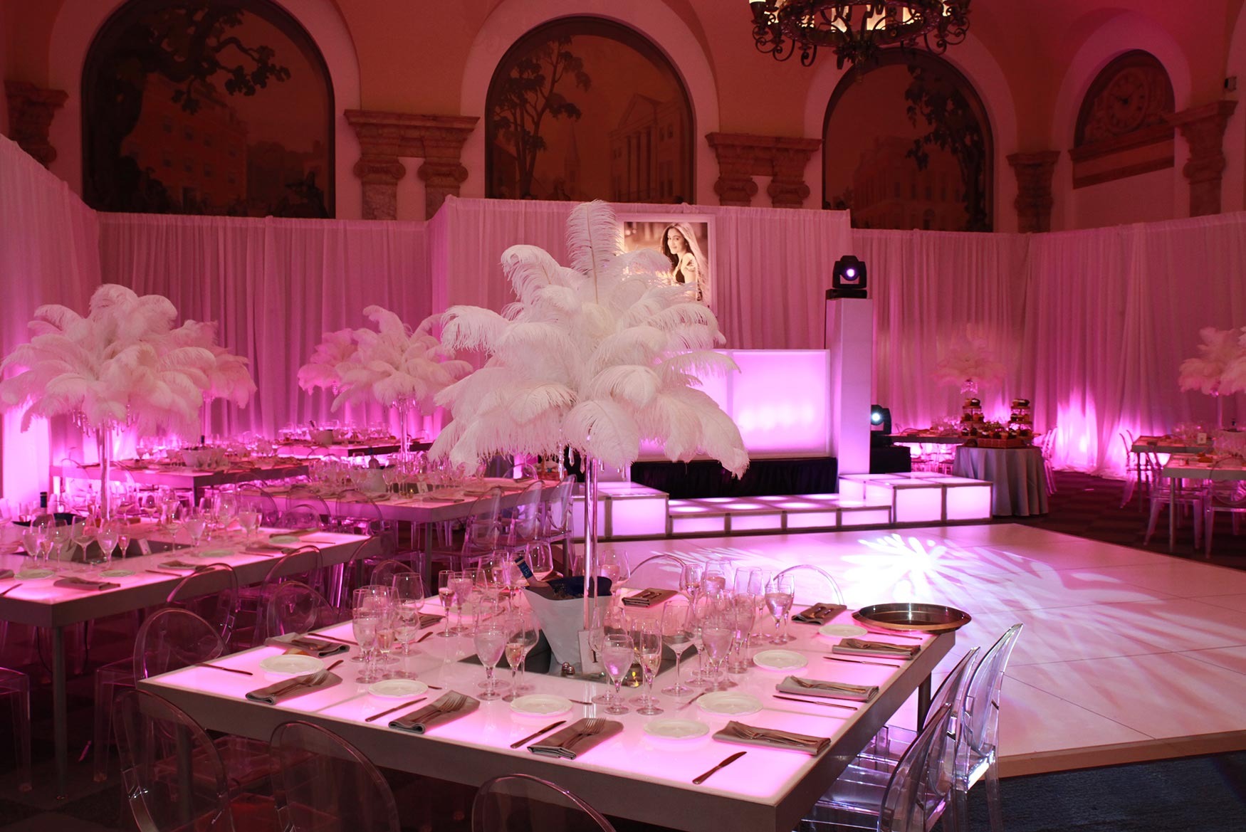 Mitzvah celebration with custom decor