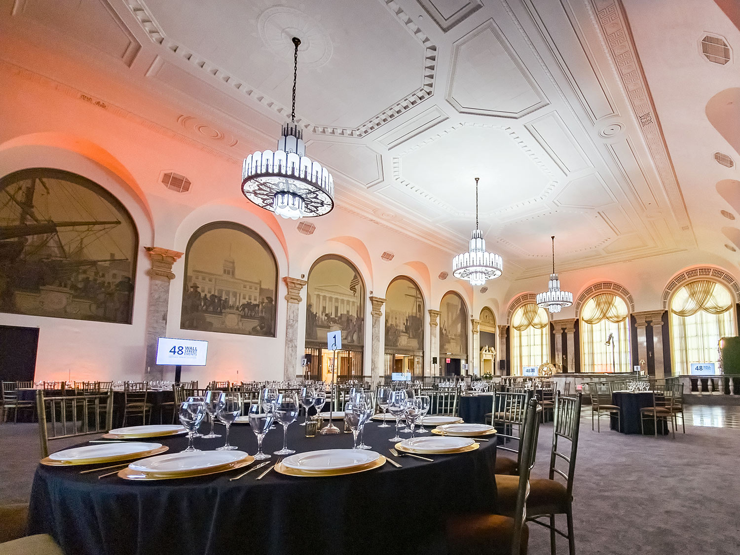 Corporate conference setup