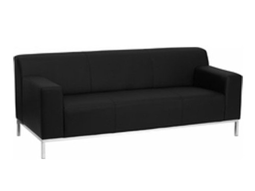 Black Leather Sofa