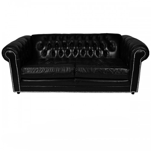 Black Leather Couch