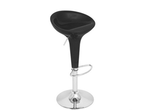 Black Scoop Stool