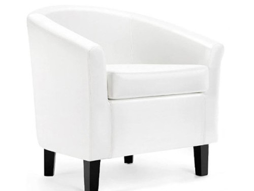 White Club Chair